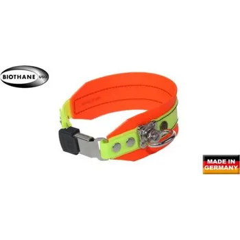 Obojek pro psa AKAH - Barvářský obojek reflexní BioThane® 45-47,5