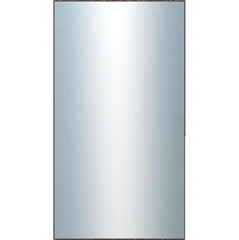 Koupelnový nábytek DANTIK - Zarámované zrcadlo - rozměr s rámem cca 50x90 cm z lišty Hliník wenge tmavá |P273-516 (7273516)