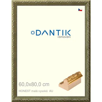 Rám na obraz DANTIK rámeček 60x80 | HONEST malá vysoká AU (Plexi Čiré) (Vyrobeno s láskou u nás v DANTIKU)