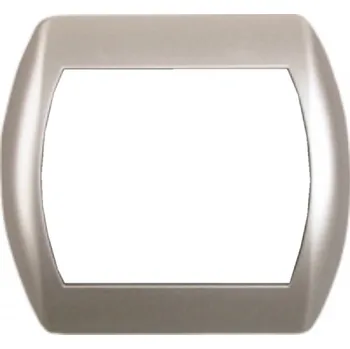 Elektrická zásuvka KARLIK Rámeček na zásuvku trojitý metalik hnědý