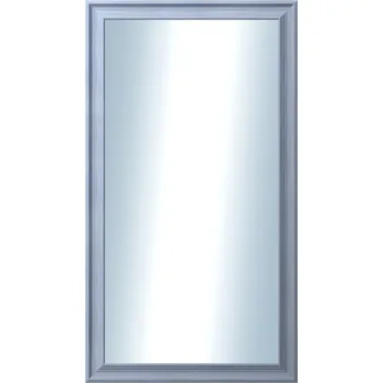 Zrcadlo DANTIK - Zarámované zrcadlo - rozměr s rámem cca 50x90 cm z lišty KOSTELNÍ malá modrá (3166)