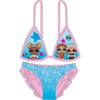 Dívčí plavky DOVOZ EU DÍVČÍ PLAVKY BIKINY LOL SURPRISE světle růžové Velikost: 98