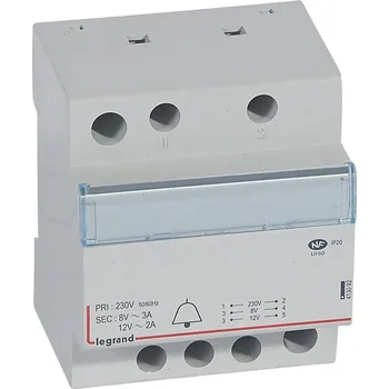 Transformátor LEGRAND Trafo 413092 12/8V 24VA 413092