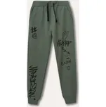 Chlapecké tepláky HipHop - khaki 152