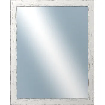 Zrcadlo DANTIK - Zarámované zrcadlo - rozměr s rámem cca 40x50 cm z lišty ATHINA bílá (3042)