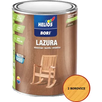 lazura Helios Bori Vodouředitelná Lazura Barva: 2 Borovice, Objem: 0,75l