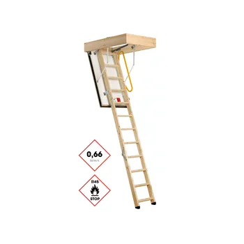 Půdní schody Minka Eurofire Protect Stavební otvor: 60x120 cm, Maximální výška: 280 cm