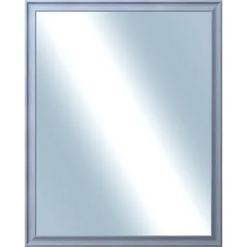 Zrcadlo DANTIK - Zarámované zrcadlo - rozměr s rámem cca 80x100 cm z lišty KOSTELNÍ malá modrá (3166)