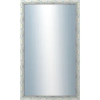 Zrcadlo DANTIK - Zarámované zrcadlo - rozměr s rámem cca 60x100 cm z lišty PAINT zelená velká (2964)