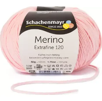 Příze Schachenmayr Merino extrafine 120 Pudrová růžová 135 (Příze Merino extrafine 120 Pudrová růžová 135)