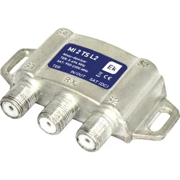 Anténní zesilovač anténní slučovač F TV / SAT s LTE 2 filtrem ITS MI 2 TS L2