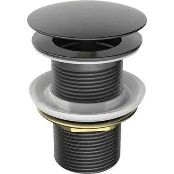 Umyvadlo Výpusť s dříkem Jungborn pro umyvadlo bez přepadu 1 1/4" grafit NP-GR4125GM