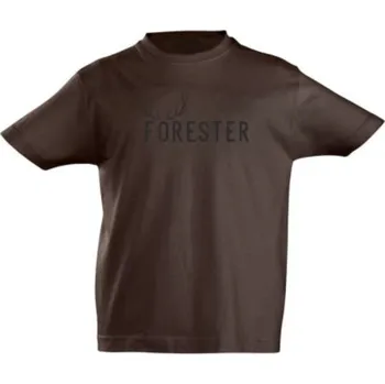 Chlapecké tričko FORESTER - tričko dětské hnědé 10r 134-140