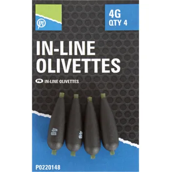 Preston Innovations Olůvka Inline Olivettes 4 ks - 5 g