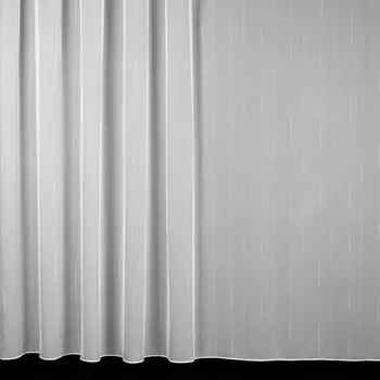 Záclona Žakárová záclona 2887/10, pršíčko, přírodně bílá, s olůvkem, výška 30cm (v metráži)