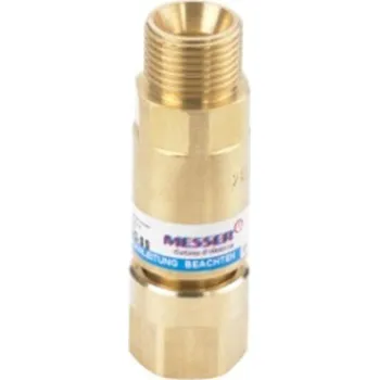Příslušenství ke svářečce Pojistka Messer 0.647.583, MS/MSID/MSAP • G1/4"; RH, Oxy, nahřív., 15bar