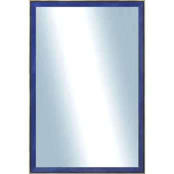 Zrcadlo DANTIK - Zarámované zrcadlo - rozměr s rámem cca 40x60 cm z lišty Inclinata colori modrá (3139)