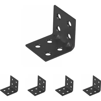 Walteco Spojovací úhelník 30x30x30mm, černý Množství: 5 ks