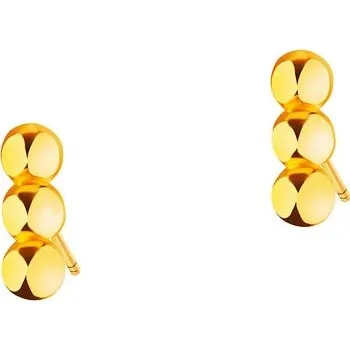 Náušnice Zlaté náušnice - kuličky - AP533-7088