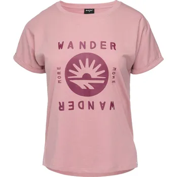 Dámské tričko Dámské Tričko s krátkým rukávem HI-TEC LADY RIDIO M000249762 – Růžová S