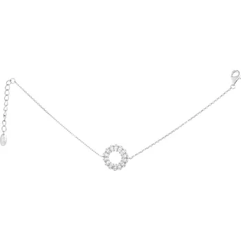 Náramek Stříbrný náramek se zirkony - rozeta - AP535-1765
