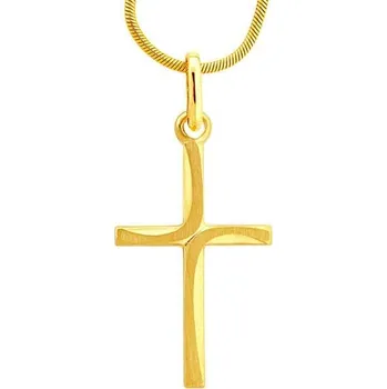 Přívěsek Zlatý přívěsek - kříž - AP16-070