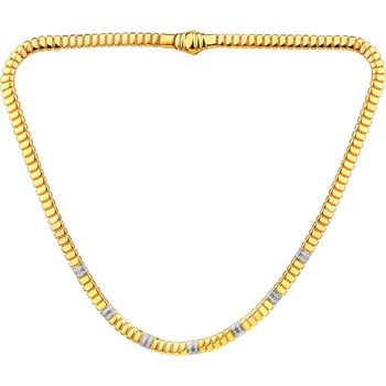 Náhrdelník Zlatý náhrdelník se zirkony - AP536-2342