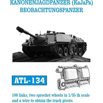 Plastikový model 1/35 ATL-134 KANONENJAGDPANZER (KaJaPa) /Jaguar1-2/ BEOBACHTUNGSPANZER - Friul Model