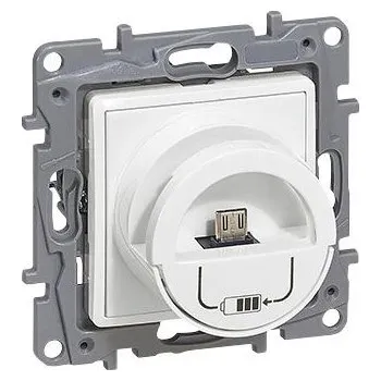 Elektrická zásuvka LEGRAND Zásuvka NILOÉ 764596+USB bílá 764596