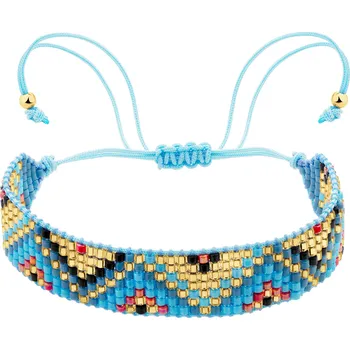 Náramek Náramek s prvky ze žlutého zlata a korálky - AP538-1856