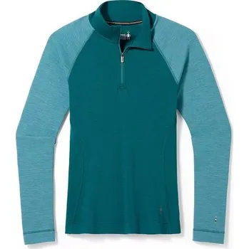 Smartwool W Classic Thermal Merino BL 1/4 Zip B Lady, emerald green - dámské spodní triko M + Doprava zdarma