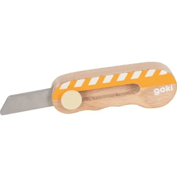 Dřevěná hračka GOKI dětský dřevěný kutilský NŮŽ