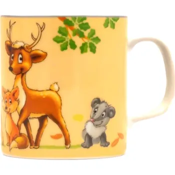 MATELL Hrnek dětský 220 ml, lesní zvířátka