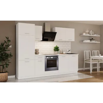 Kuchyňská linka Stolarz Lempert Kuchyňská linka TONI 260 cm - Bílá / Bílá