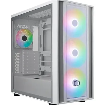 PC skříň Cooler Master case MasterBox 600, ATX, Průhledná bočnice, 3x 140mm ARGB Fan, 1x 120mm ARGB Fan, ARGB Hub, Bílá MB600-WGNN-S00