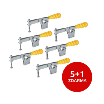 Svěrák JC Metal Sada 5+1 ks: Vodorovná upínka 140 UR