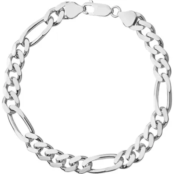 Náramek Stříbrný náramek - figaro - AP534-0546