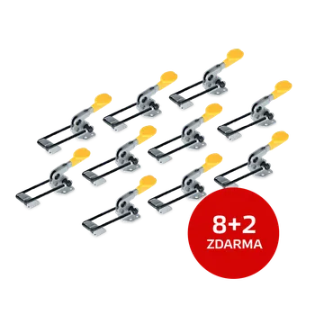 Svěrák JC Metal Sada 8+2 ks: Háková upínka 410