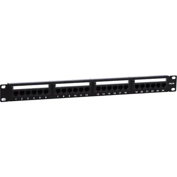 Patch panel Masterlan Patch panel 19", 24xRJ45, Cat5e, 1U, UTP