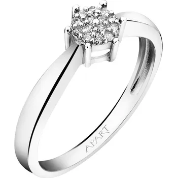 Prsten Prsten z bílého zlata s diamanty - 0,06 ct - ryzost 585 - 105.498