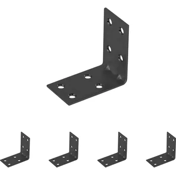 Nábytkové kování Walteco Spojovací úhelník 50x50x30mm, černý Množství: 5 ks