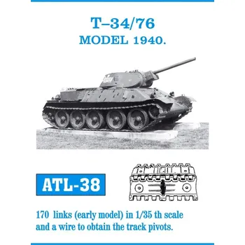 Plastikový model 1/35 ATL-038 T-34/76 MODEL 1940 - Friul Model