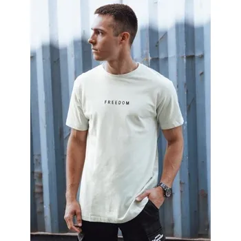 Pánské tričko Pánské tričko s potiskem OLLA ecru