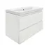 Koupelnový nábytek Cersanit Dormo skříňka s umyvadlem 80 cm leskle bílá