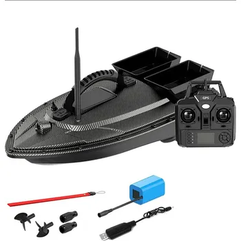 zavážecí lodička RC loď XL pro rybáře na zakrmení lovícího místa s GPS modulem a DO Carbon
