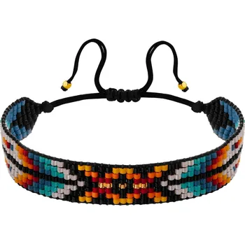 Náramek Náramek s prvky ze žlutého zlata a korálky - AP536-8273