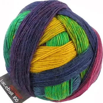 Příze Schoppel Wolle Lace ball 100 1505 Kunterbunt (Příze Lace ball 100 1505 Kunterbunt)