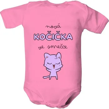 Kojenecký body Dětské body s potiskem Nová kočička ve smečce dětské