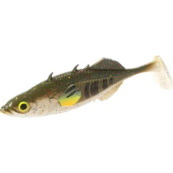 Nástraha Mikado NÁSTRAHA - REAL FISH STICKLEBACK 5cm / GREEN PUMPKIN - 5 ks