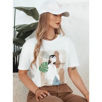 Dámské tričko Dámské triko DSTREET BRAVIS BÍLÁ L/XL